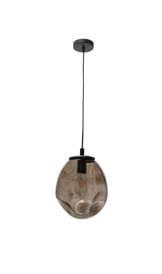 1L Coffee Glass with Black Suspension PendantFiorentinoEVA-Lge-Coffee- Grand Chandeliers