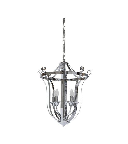 5L Chrome ChandelierFiorentinoBALMORE-5 CHROME- Grand Chandeliers