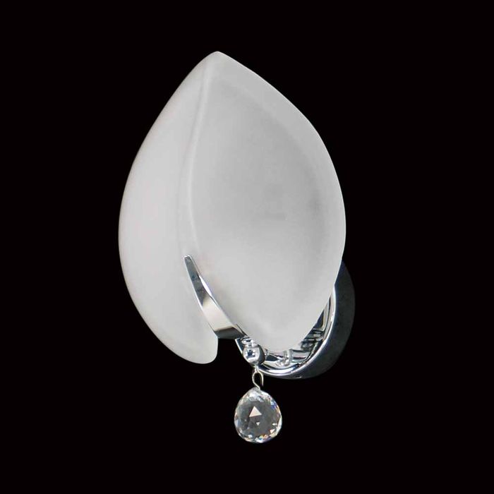 Agatha Asfour Crystal Wall LightVenchaW-354-1L-CH- Grand Chandeliers