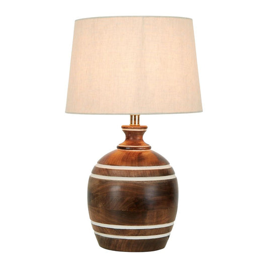 Belrose Wooden Table Lamp BaseEmac & LawtonELKB12624A- Grand Chandeliers