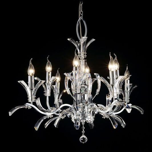 Beveled Arcs Asfour Crystal Chandelier - LargeVenchaK-50005-33-4-4L-CH- Grand Chandeliers