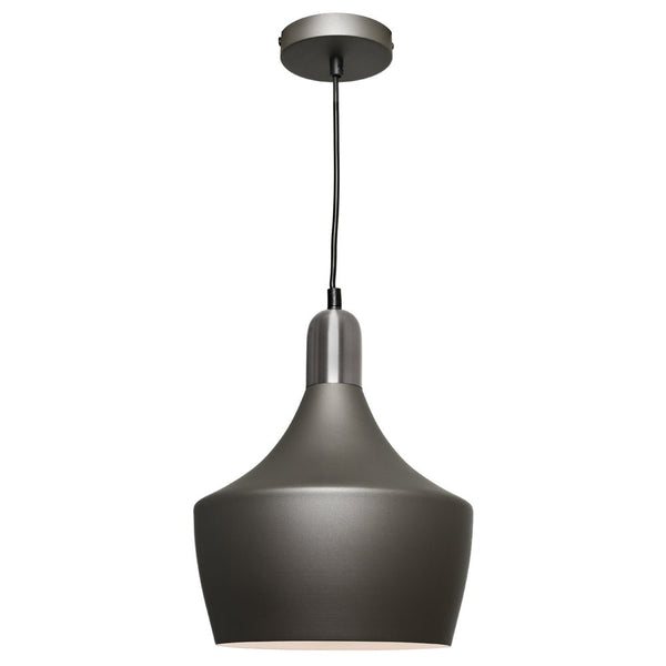 Bevo 1 Light Satin Chrome PendantCougar LightingBEVO1PSC- Grand Chandeliers
