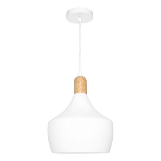 Bevo Pendant - WhiteCougar LightingBEVO1PWHT- Grand Chandeliers