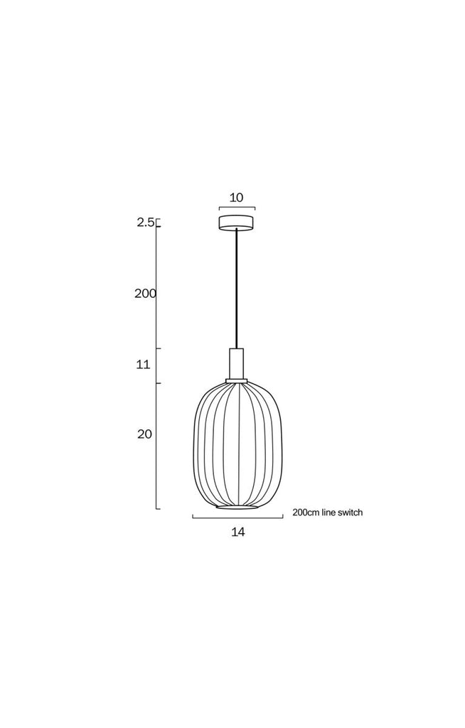 Bonura 14 PendantTelbixBONURA PE14-NKCL- Grand Chandeliers