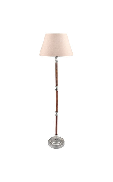 Brunswick Floor Lamp Base Silver with TimberEmac & LawtonELPIM59592ASBASE- Grand Chandeliers