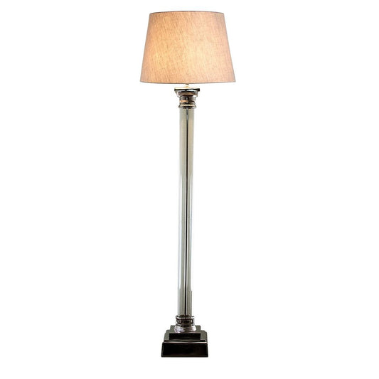 Campsbay Glass Floor Lamp Base SilverEmac & LawtonELPM15695- Grand Chandeliers