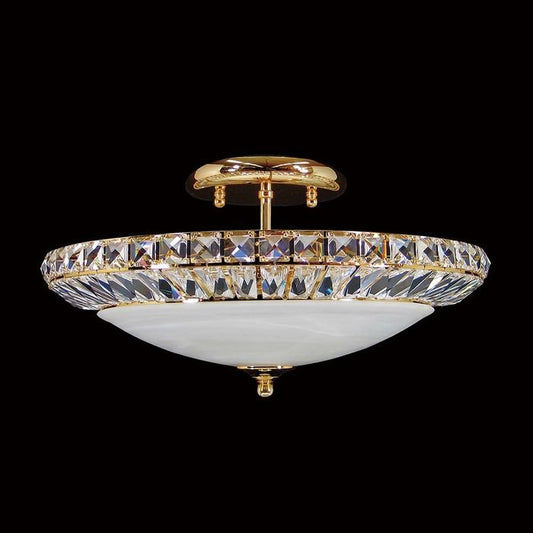 Chrysanthe Asfour Crystal Close to Ceiling Light - LargeVenchaC-938-18-6L-CH-2- Grand Chandeliers