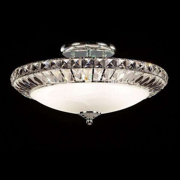 Chrysanthe Asfour Crystal Close to Ceiling Light - LargeVenchaC-938-18-6L-CH- Grand Chandeliers