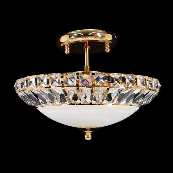 Chrysanthe Asfour Crystal Close to Ceiling LightVenchaC-938-14-3L-CH- Grand Chandeliers