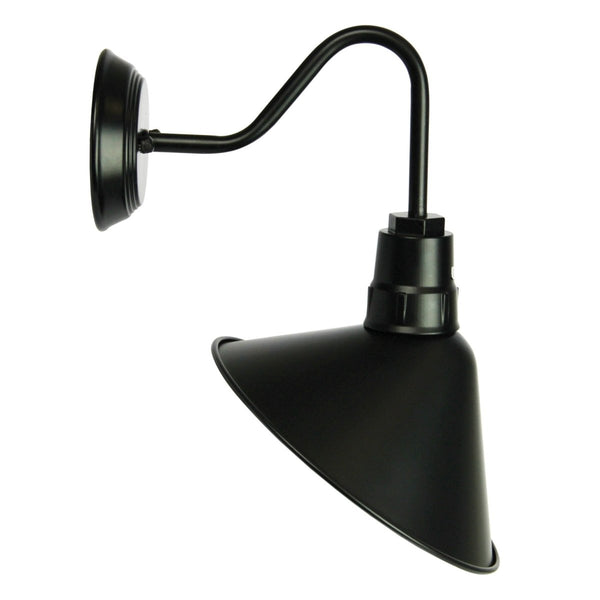 Derwent Industrial Vintage Style Wall Light in BlackOriel LightingOL69375BK- Grand Chandeliers