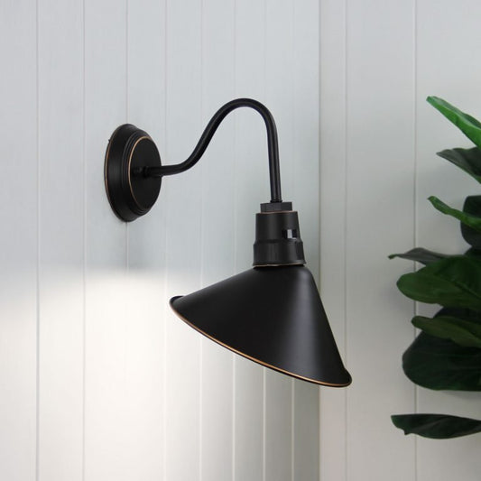 Derwent Industrial Vintage Style Wall Light in Dark BronzeOriel LightingOL69375RB- Grand Chandeliers