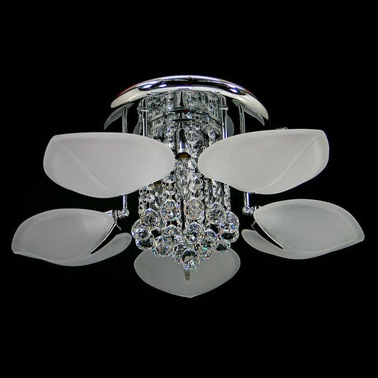 Donizetti Asfour Crystal Close to Ceiling Light - LargeVenchaC-354-5-3L-CH- Grand Chandeliers