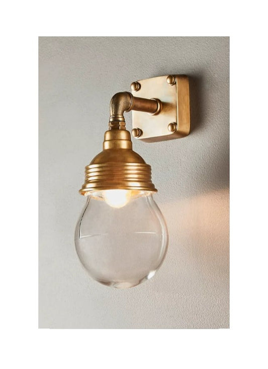 Dover Outdoor Wall Light Antique BrassEmac & LawtonELPIM51119AB- Grand Chandeliers