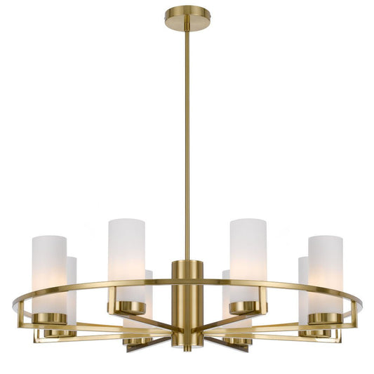 Eamon 8 Lights Pendant in BrassTelbixEAMON PE8-BRSOM- Grand Chandeliers