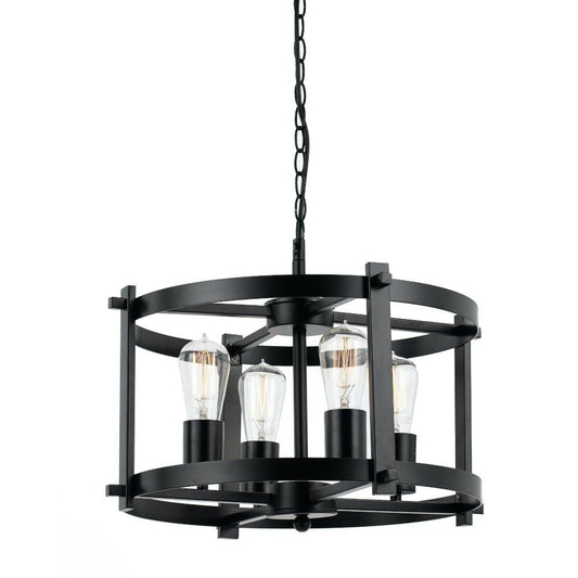 Finley 46cm Pendant in BlackGrand ChandeliersFINLEY PE46-BK- Grand Chandeliers