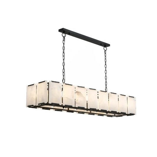 Florence Alabaster Pendant - Linear BlackCafe Lighting & Living20813- Grand Chandeliers