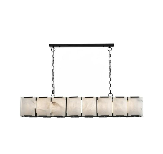 Florence Alabaster Pendant - Linear BlackCafe Lighting & Living20813- Grand Chandeliers