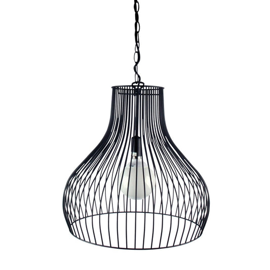 Gabby Black 45cm Wire PendantOriel LightingOL68852BK- Grand Chandeliers