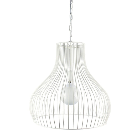 Gabby White 45cm Wire PendantOriel LightingOL68852WH- Grand Chandeliers