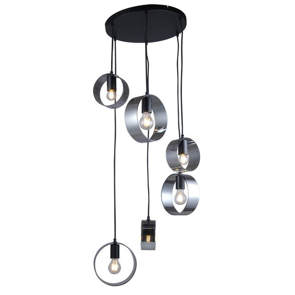 Galaxy 6 Lights PendantVencha5510146-BLK- Grand Chandeliers