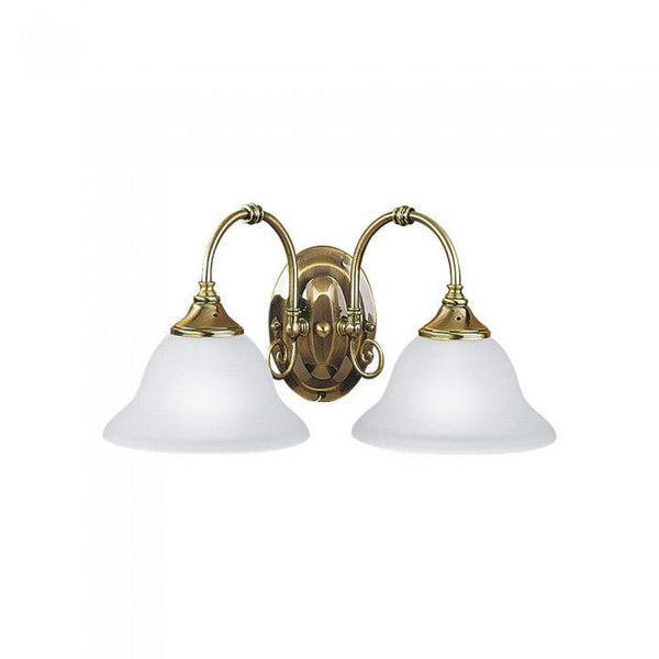 Heritage 2 Light Decorative Wall LightSuperluxR9352-2B-AB- Grand Chandeliers