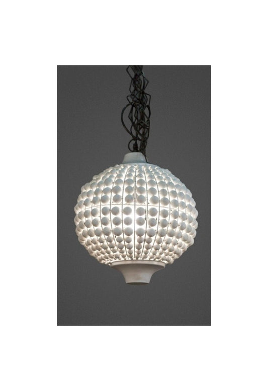 Kasbah Beaded Ceiling Pendant WhiteEmac & LawtonELMA4233- Grand Chandeliers