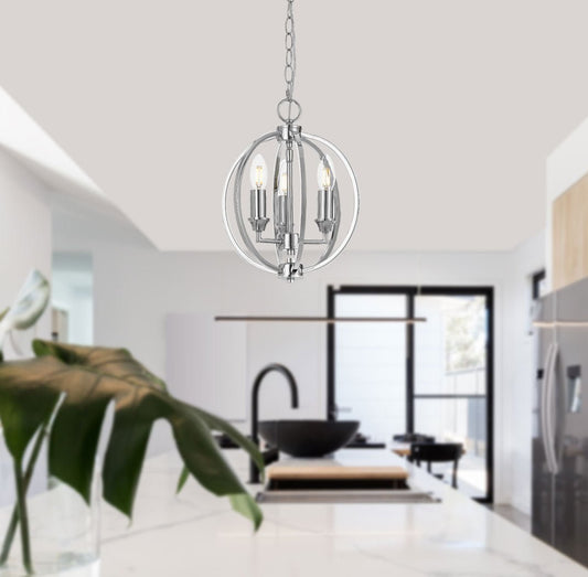 Kendall 3 Pendant in ChromeTelbixKENDALL PE3-CH- Grand Chandeliers