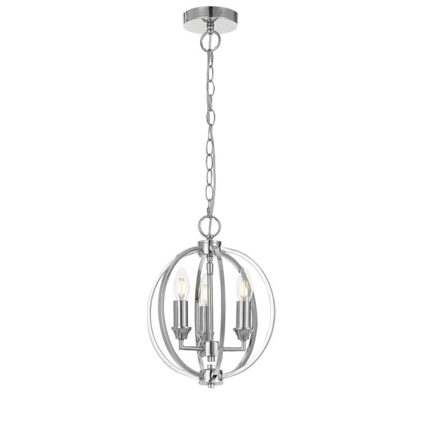 Kendall 3 Pendant in ChromeTelbixKENDALL PE3-CH- Grand Chandeliers