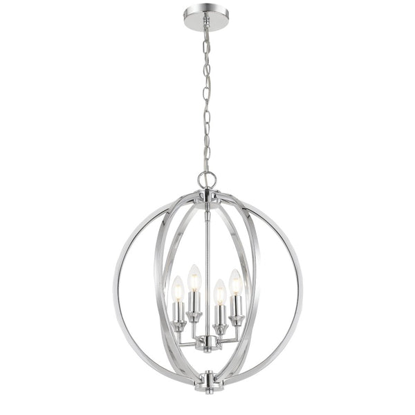 Kendall 4 Pendant in ChromeTelbixKENDALL PE4-CH- Grand Chandeliers