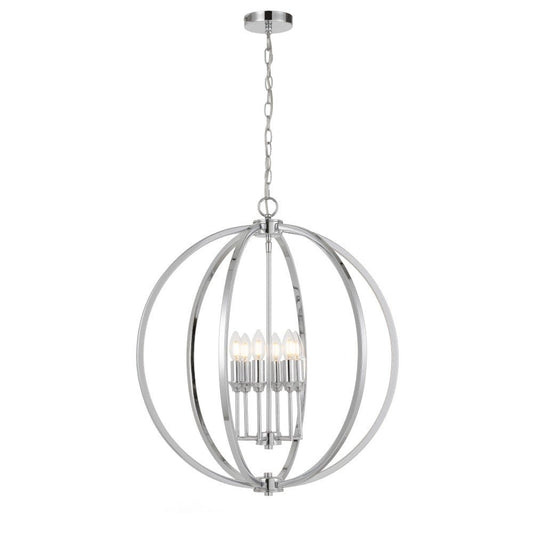 Kendall 6 Pendant in ChromeTelbixKENDALL PE6-CH- Grand Chandeliers