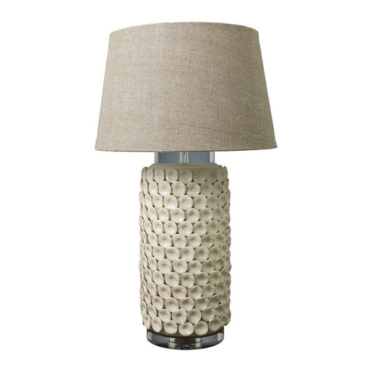 Kenilworth Ceramic Table Lamp Base CreamEmac & LawtonELJC10470CRM- Grand Chandeliers
