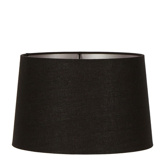 Linen Drum Lamp Shade XL Black with Silver LiningEmac & LawtonELSZ1816105BLKSILEU- Grand Chandeliers