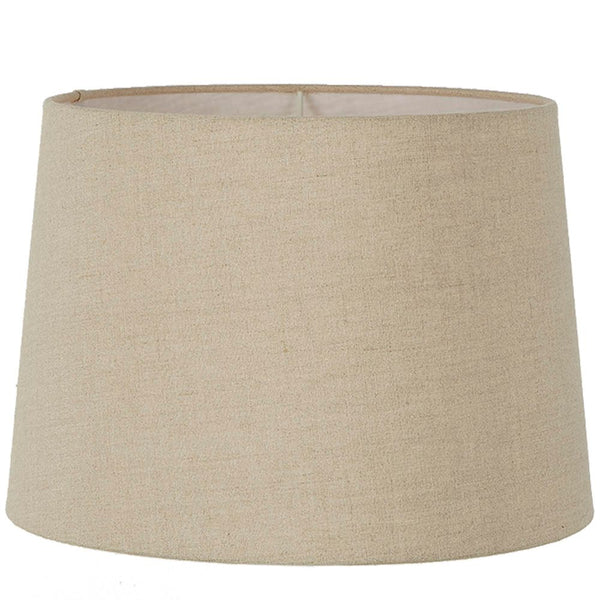 Linen Drum Lamp Shade XXXL Dark NaturalEmac & LawtonELSZ242214NLEU- Grand Chandeliers