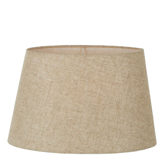 Linen Oval Lamp Shade XXL Dark NaturalEmac & LawtonELSZOVAL20NLEU- Grand Chandeliers