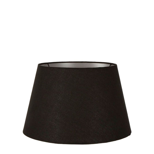 Linen Taper Lamp Shade Small Black with Silver LiningEmac & LawtonELSZ1289BLKSILEU- Grand Chandeliers