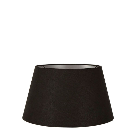 Linen Taper Lamp Shade XS Black with Silver LiningEmac & LawtonELSZ10657BLKSILEU- Grand Chandeliers