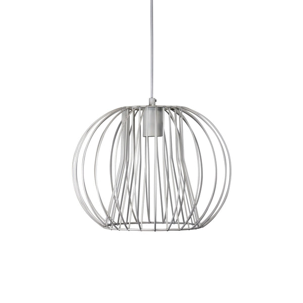 Malo 35cm White Wire PendantOriel LightingOL68750/1WH- Grand Chandeliers