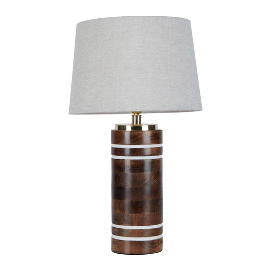 Manly Wooden Table Lamp BaseEmac & LawtonELKB12618A- Grand Chandeliers