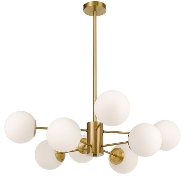 Marsten 8 Lights Pendant in Antique GoldTelbixMARSTEN PE8-AGOM- Grand Chandeliers