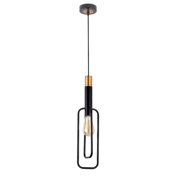 Marvin 1 Light Square PendantTelbixMARVIN PE1S-BKGD- Grand Chandeliers