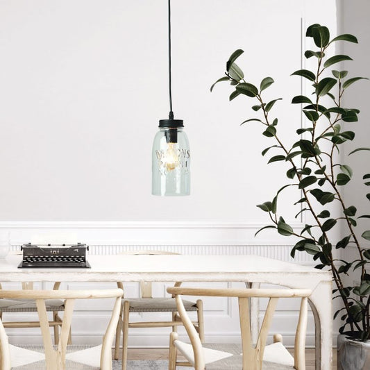 Mason Clear Vintage Preserving Jar Pendant GlassOriel LightingOL63301CL- Grand Chandeliers
