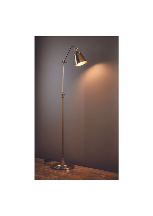 Newbury Floor Lamp Antique BrassEmac & LawtonELPIM51359AB- Grand Chandeliers