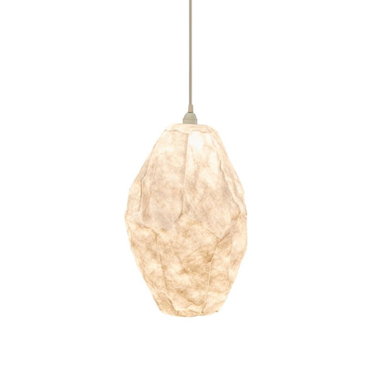 Nimbus - White - Tall Oval Cloud Paper Pendant LightZafferoZAF11140- Grand Chandeliers