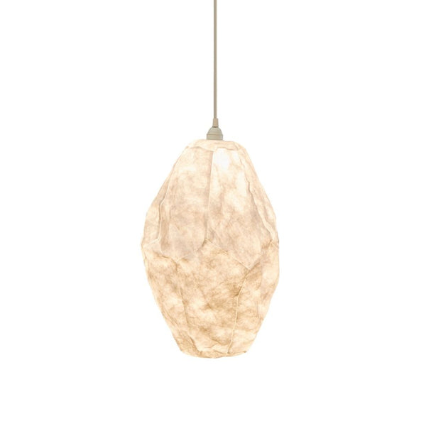 Nimbus - White - Tall Oval Cloud Paper Pendant LightZafferoZAF11140- Grand Chandeliers