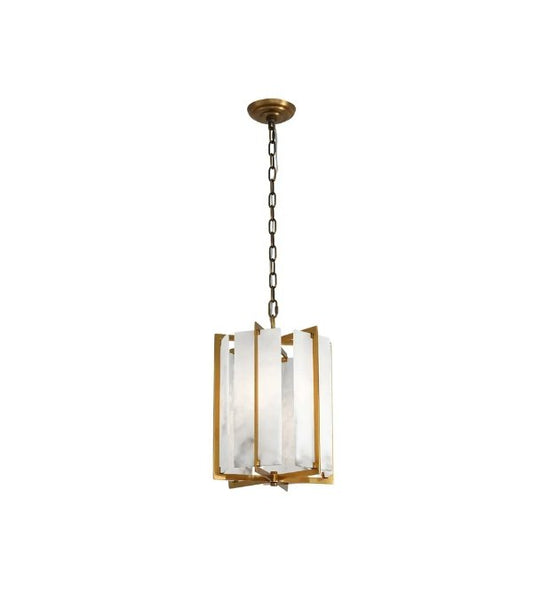 Palermo Alabaster Pendant - Antique BrassCafe Lighting & Living20779- Grand Chandeliers