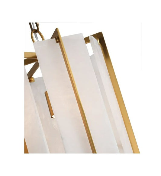 Palermo Alabaster Pendant - Antique BrassCafe Lighting & Living20779- Grand Chandeliers