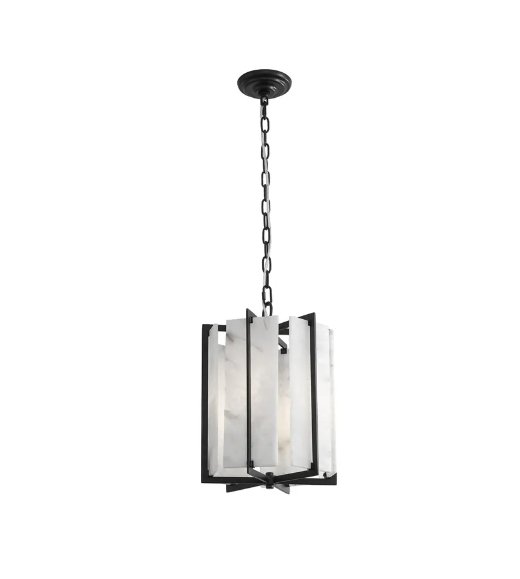 Palermo Alabaster Pendant - BlackCafe Lighting & Living20814- Grand Chandeliers