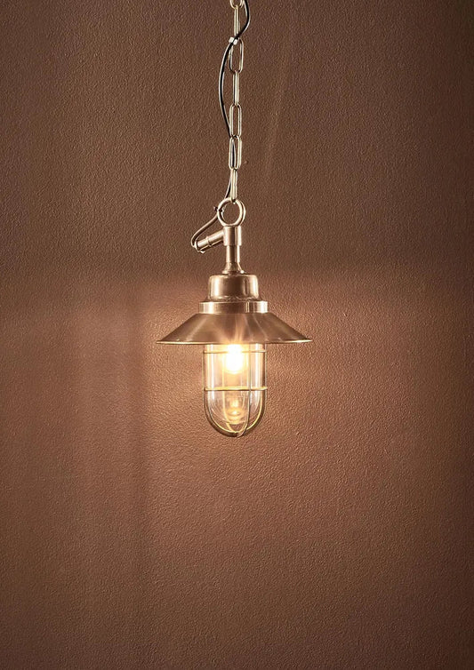 Rutherford Outdoor Ceiling Pendant BrassEmac & LawtonELPIM51277AB- Grand Chandeliers