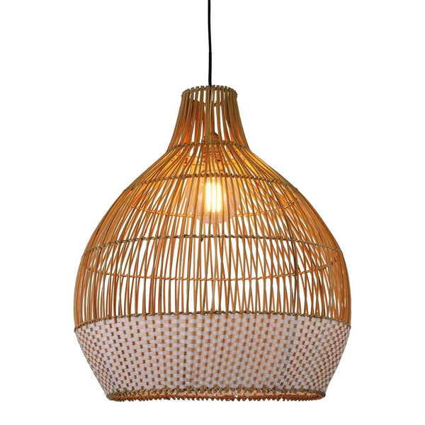 Saigon Ceiling Pendant Shade Natural LargeEmac & LawtonELVIXKRL32M- Grand Chandeliers