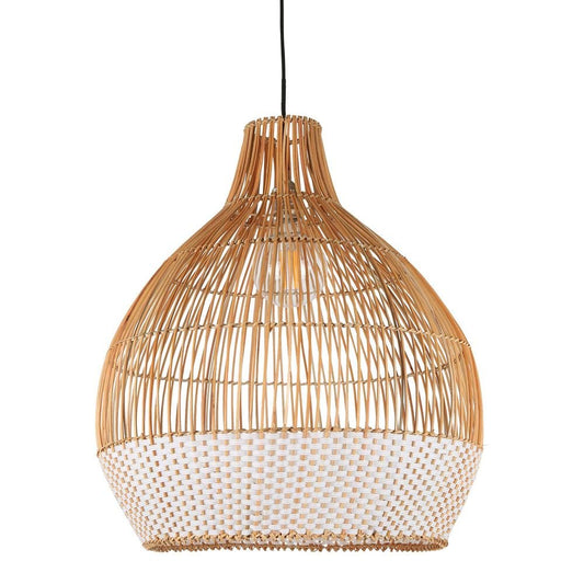 Saigon Ceiling Pendant Shade Natural LargeEmac & LawtonELVIXKRL32M- Grand Chandeliers